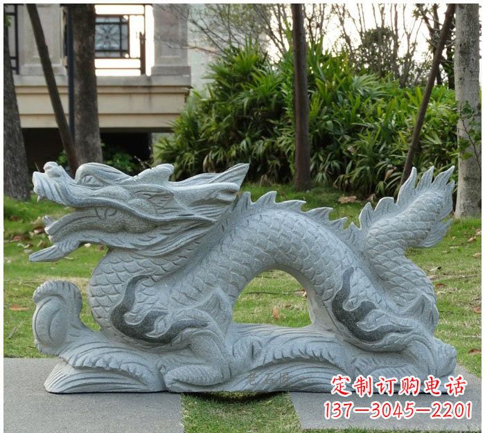 广州精美雕刻的大理石龙雕塑