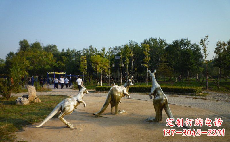 广州高质量袋鼠铜雕