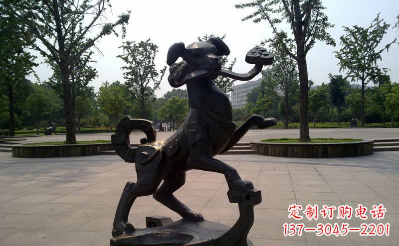 广州中领雕塑狗动物铜雕