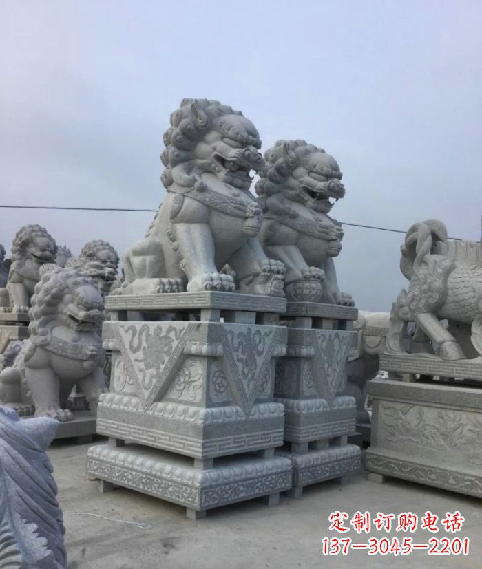 广州大理石狮子石雕