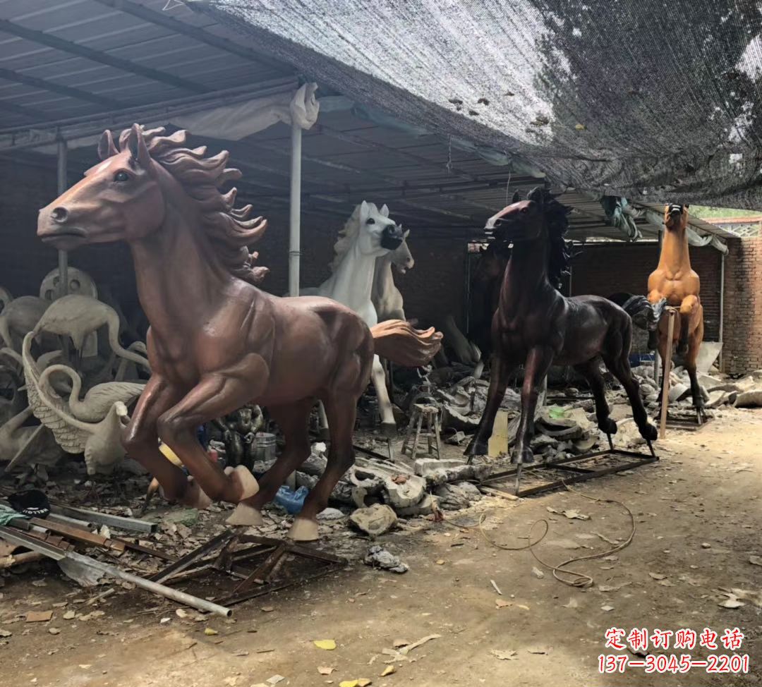 广州精美马头铜雕塑