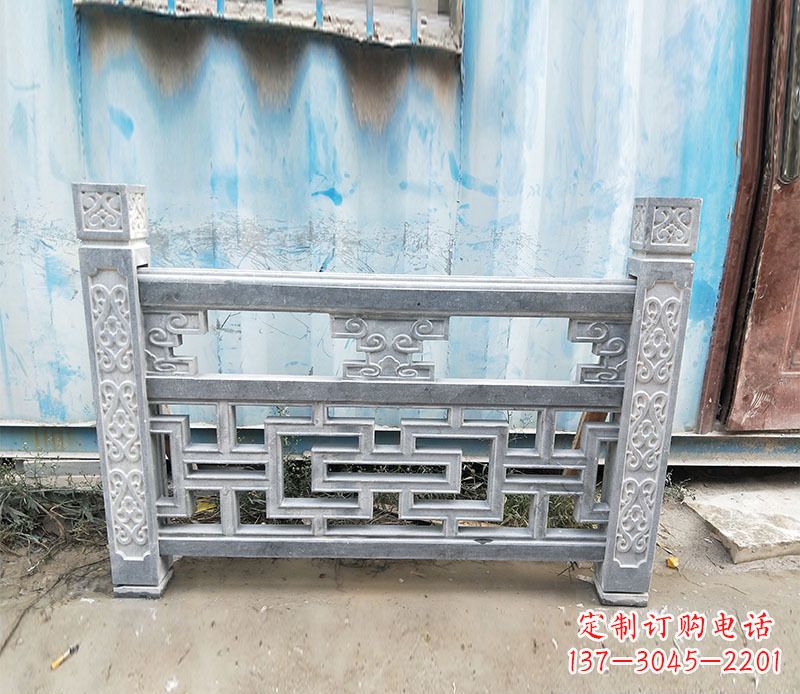 广州艺术精美的公园仿古石栏板雕刻