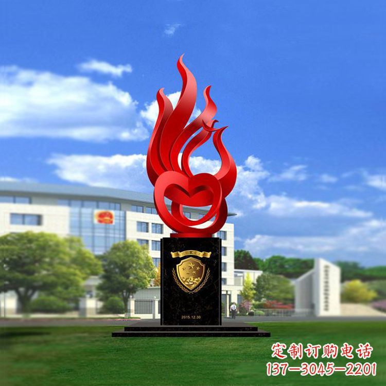 广州精致凤凰不锈钢雕塑