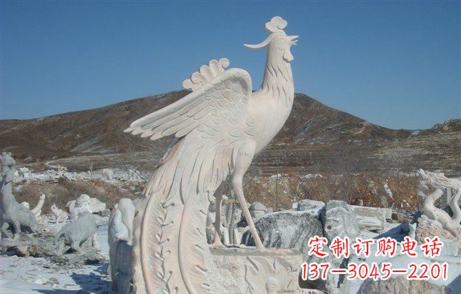 广州公园凤凰石雕