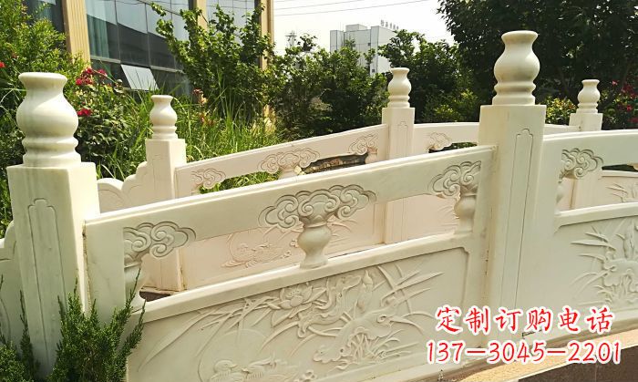 广州精美汉白玉石拱桥雕塑