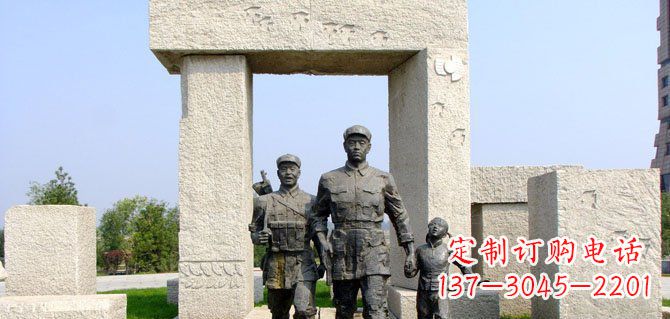 广州纪念红军的铜雕制品