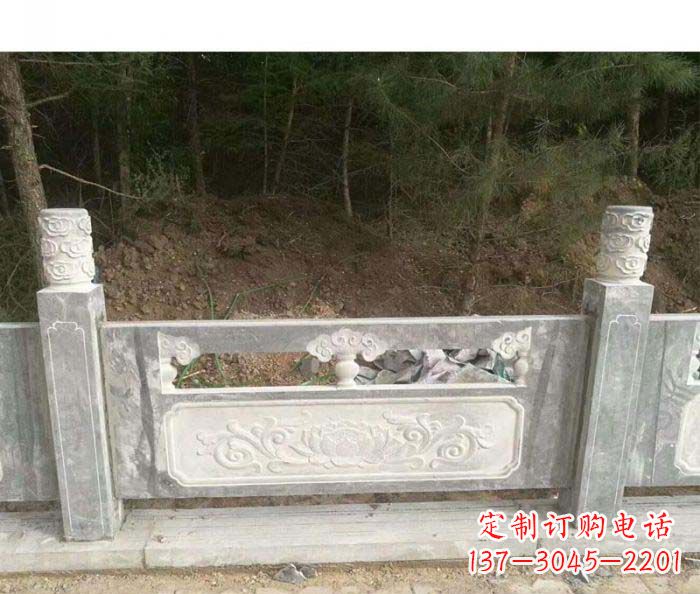 广州大理石栏板石雕艺术品