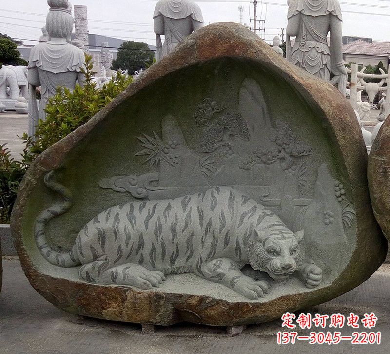 广州公园老虎石雕