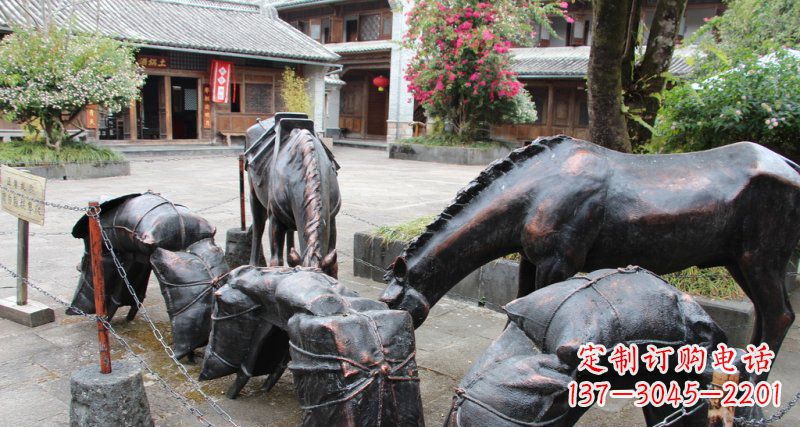 广州中领雕塑定制的铜动物雕塑