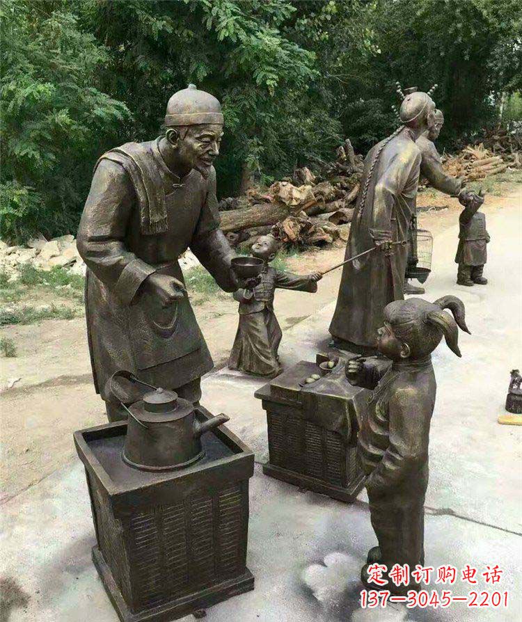 广州精美可爱的小女孩铜雕