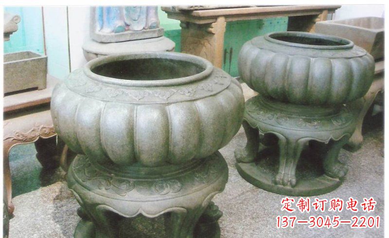 广州铜质公园水缸雕塑