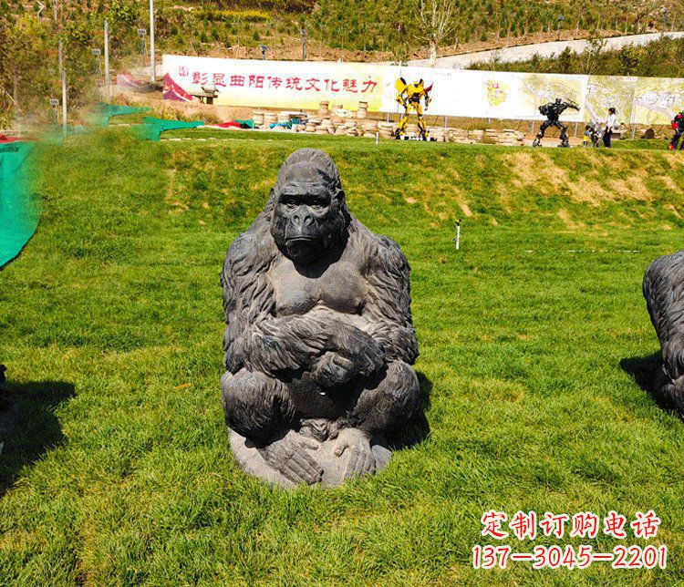 广州高端铜制巨型大猩猩雕塑