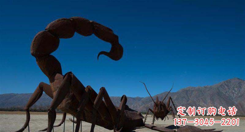 广州中领雕塑精美铜雕蝎子雕塑
