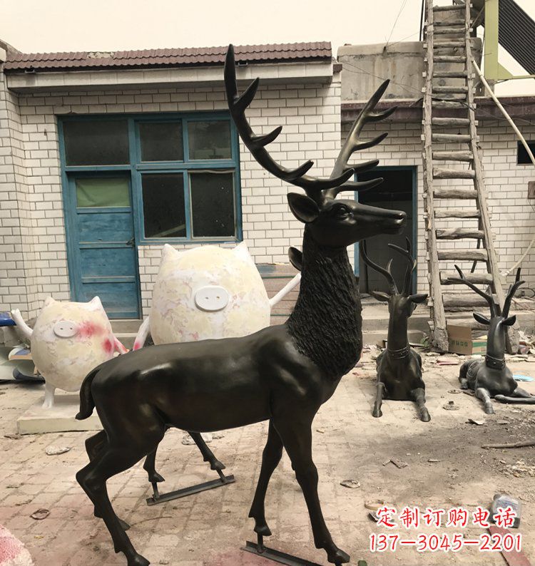 广州公园动物铜雕