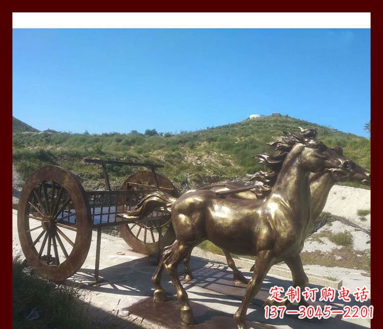 广州马车铜雕精美绝伦的古典魅力