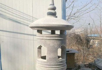 广州精美公园大理石石灯雕塑