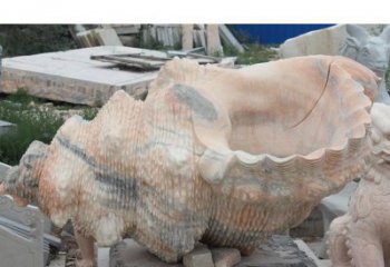 广州中领雕塑原创海螺石雕高端定制