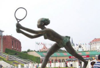 广州精致羽毛球铜雕