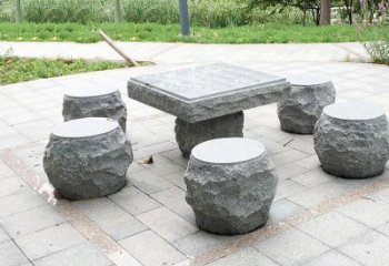 广州新题目“古典风格石桌凳雕塑”