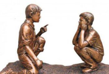 广州专业定制小品铜雕-尊贵的雕塑男孩