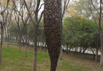 广州抽象树叶雕塑——点缀您的景观