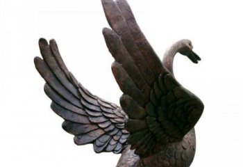 广州欣赏翱翔的天鹅铜雕
