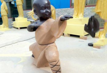 广州传承传统文化的绝佳礼品——“功夫小和尚”雕塑