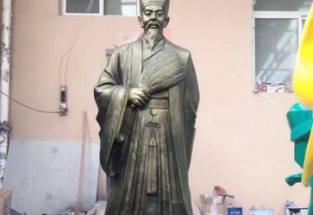 广州中领雕塑：经典传承，诸葛亮铜雕！