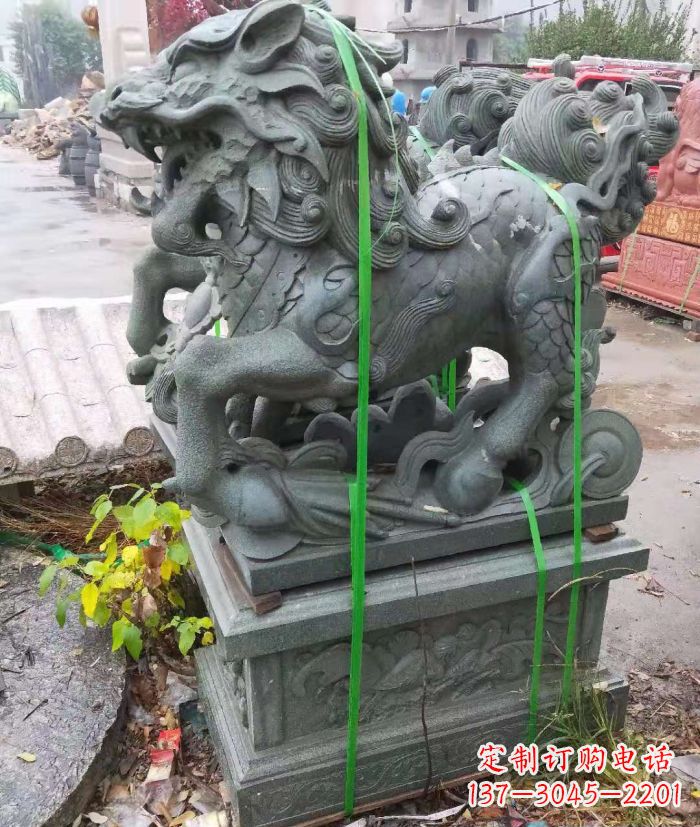 广州麒麟之美——灵动古典古朴的古代神兽石雕