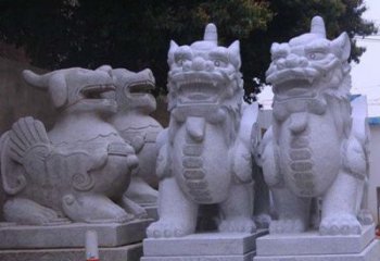广州古典独角兽石雕