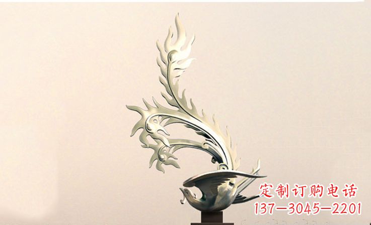 广州精致的不锈钢凤凰雕塑