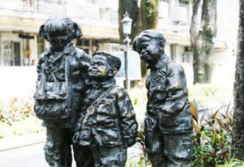 广州装饰家庭的开心钥匙铜雕