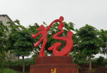 广州精致大气的不锈钢抽象福字雕塑