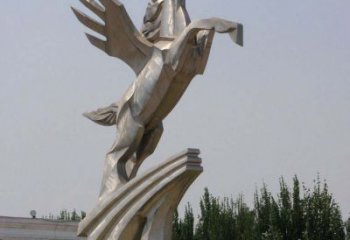 广州不锈钢飞马——室外城市雕塑的新趋势