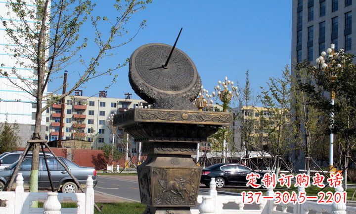 广州中领雕塑专业定制日晷铜雕