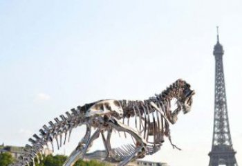 广州精美不锈钢恐龙雕塑