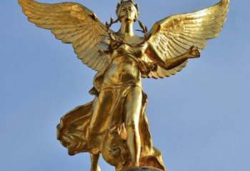 广州完美雕刻的天使景观铜雕