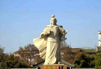 广州韩信西汉军事家雕像，引领西汉文化风采