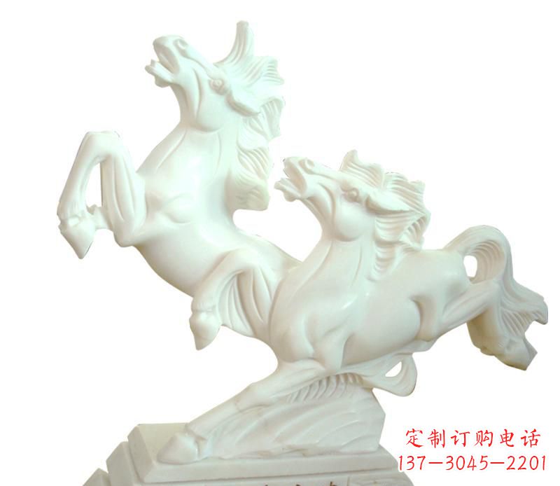 广州中领雕塑:精美细腻的汉白玉动物雕塑
