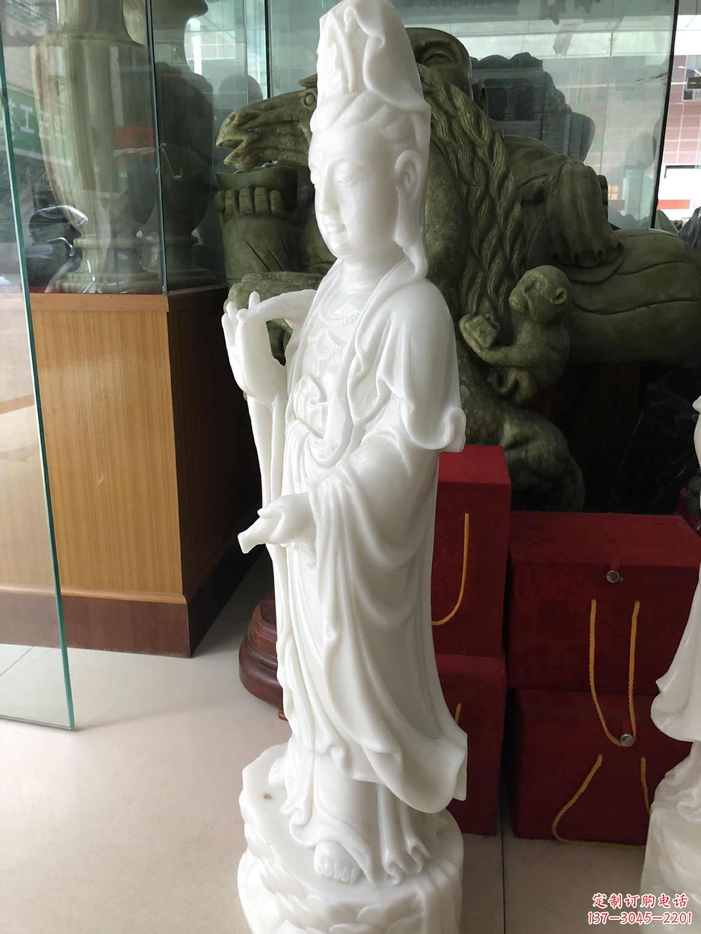 广州汉白玉观音菩萨