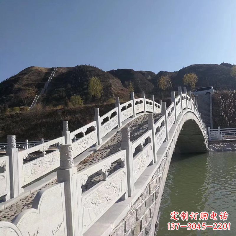 广州汉白玉路桥石栏杆雕塑