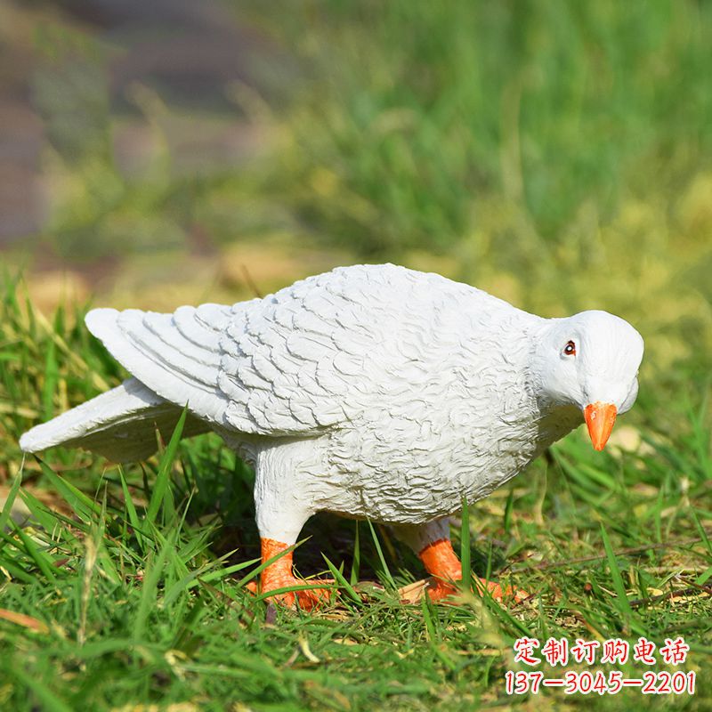 广州中领雕塑:传递和平与爱的和平鸽雕塑