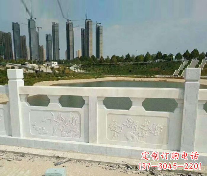 广州护城河建筑石雕栏板,精美绝伦