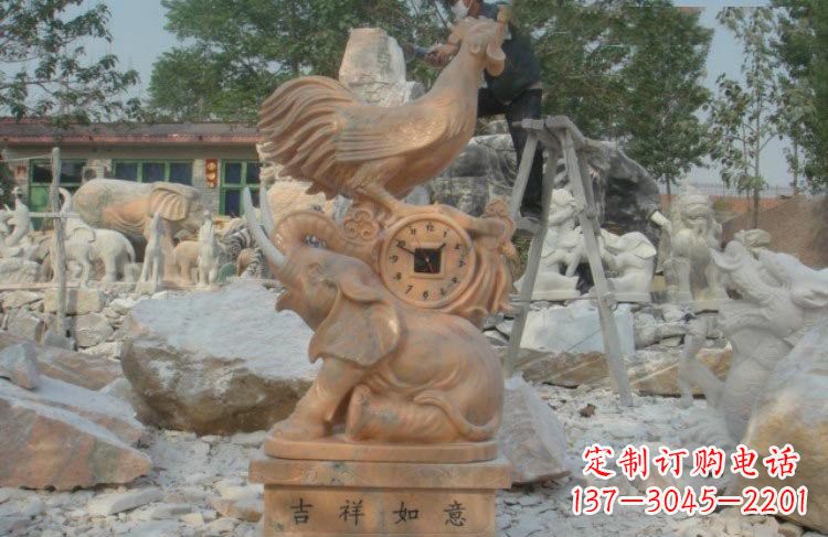 广州精美的公鸡石雕,带您回到传统