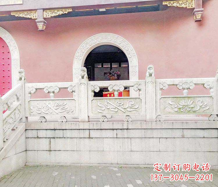 广州景区大理石栏板石雕 (3)