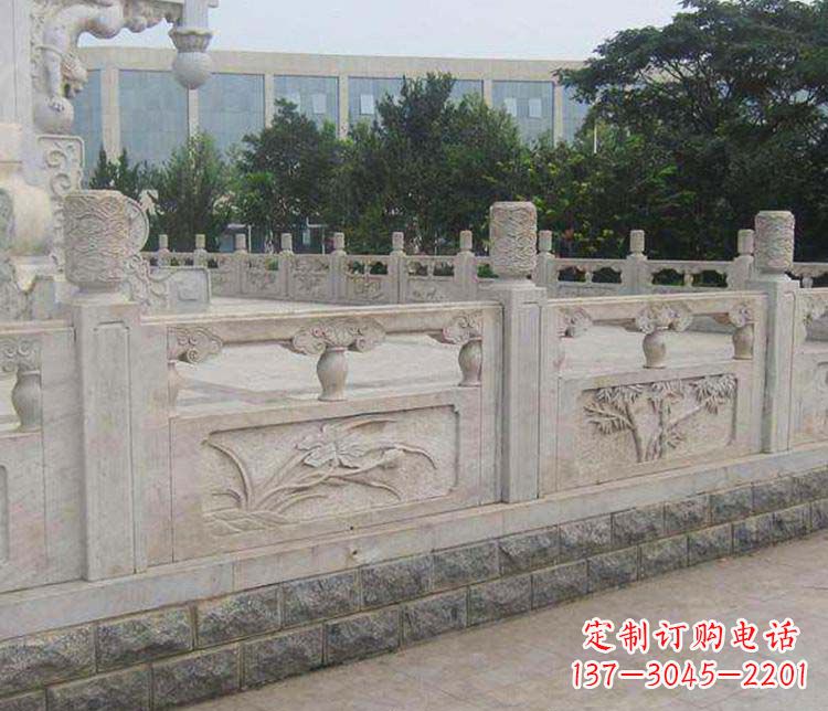 广州景区大理石栏板石雕 (5)