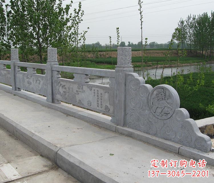 广州景区大理石栏板石雕 (9)
