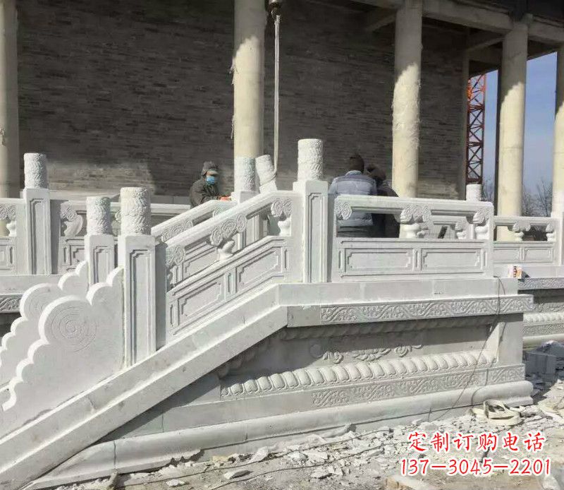 广州景区大理石栏板石雕 (10)