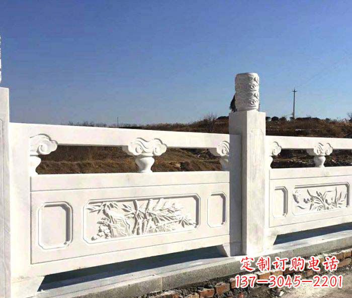 广州泰安中领雕塑汉白玉石浮雕栏板