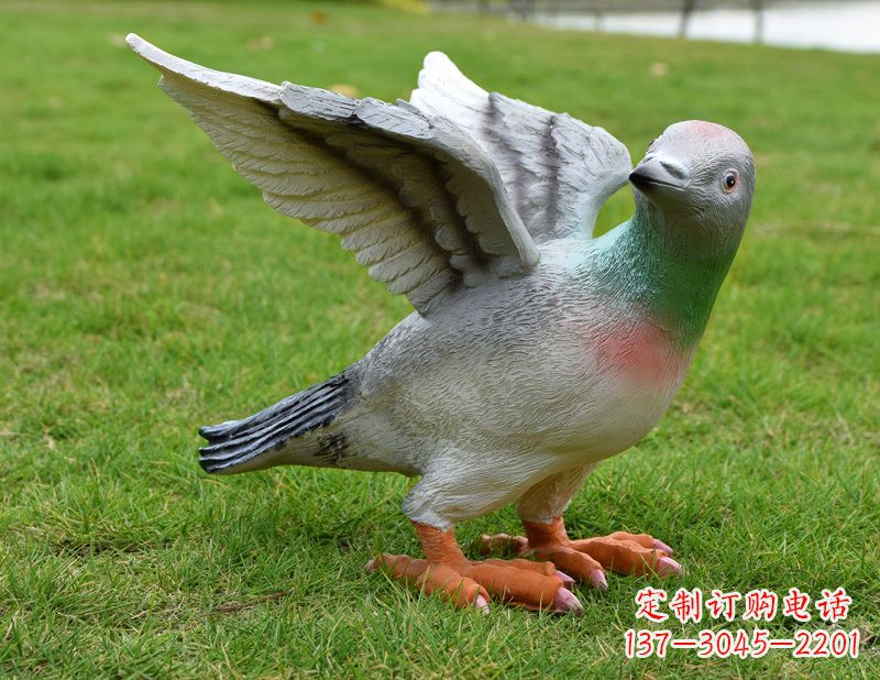 广州深具历史意义的和平鸽雕塑